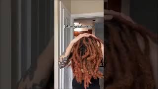Quick fix to dry locs (it really works) #shorts #hairtips #naturalhair