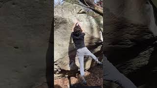 Harvest Moon (V8) boulder at Zahnd