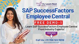 SAP SuccessFactors Employee Central Training in Hyderabad & Online, 100% Placement Assistance