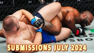 MMA Submissions of July 2024