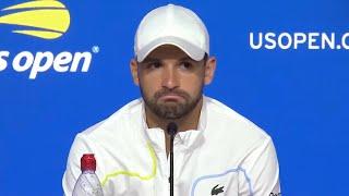 US Open 2024 - Grigor Dimitrov, forced to retire in the quarter-finals : "I have to keep my head up"