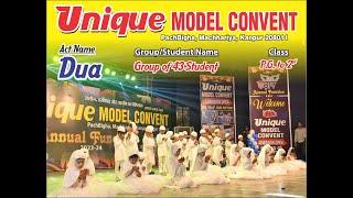 (Dua)UNIQUE MODEL CONVENT ANNUAL FUNCTION (2023-2024) AT LAJPAT BHAWAN KANPUR ON DATED 02-03-2024