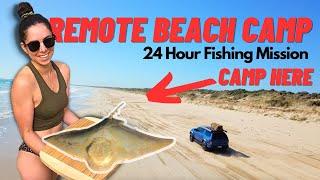 24 HOUR FISHING MISSION (STINGRAY Catch & Cook) | South Australia