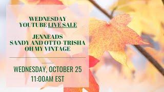 JOINT LIVE SALE w/ Jenneads Sandy and Otto-Trisha 11AM EST | LIVE VINTAGE SALE | VINTAGE HOME DECOR