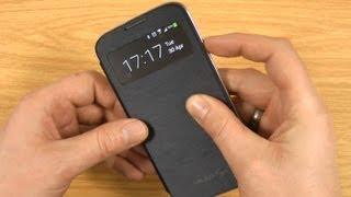 Official Samsung Galaxy S4 S-View Cover Review - Black