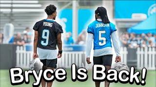 Bryce Young and Diontae Johnson Looked Unstoppable at Panthers Training Camp!