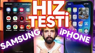 DÜMDÜZ iPhone 13 vs EN PAHALI Samsung S22 Ultra (Hangisi Daha Hızlı?)