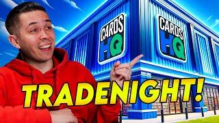 I Went to Tradenight At The BIGGEST Card Shop EVER 