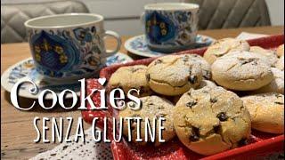 BISCOTTI COOKIES SENZA GLUTINE - ricetta senza burro