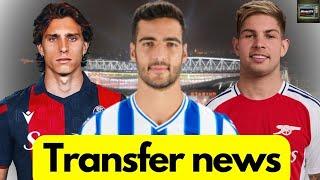 Calafiori latest! Merino to Arsenal? Smith-Rowe to Fulham? WHERE IS EDU & SIGNINGS? | Transfer news