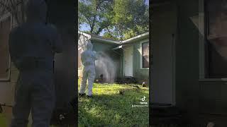 X-Jet for the win  #pressurewashing #smallbusiness #texas #satisfying #asmr #pesopluma