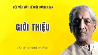 Giới thiệu - Sách nói J.Krishnamurti tiếng Việt