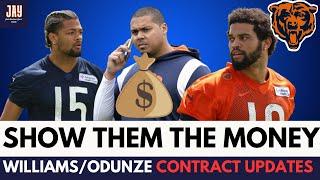 Caleb Williams & Rome Odunze CONTRACT UPDATES. When Will Bears Sign The Rookies?