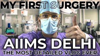 A Day in My Life at AIIMS Delhi️ | Doing Surgery | 2nd year MBBS edition #aiimsdelhi #aiims #mbbs