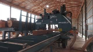 Upgraded! Baker 3674KD Blue Streak Band Sawmill with 74HP Kohler diesel engine