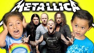 KIDS REACT TO METALLICA (Master Of Puppets, Enter Sandman, One) | React