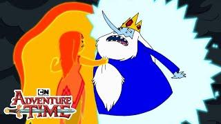 Ice King Vs Flame Princess! | Adventure Time | Cartoon Network