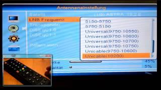 Frequenzeinstellung HD-Receiver