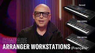 Compare Yamaha Arranger Workstations (Français)