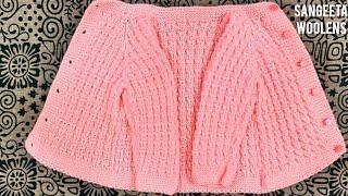 Baby sweater for 0 to 6 month / small cardigon for baby  girl /boy.
