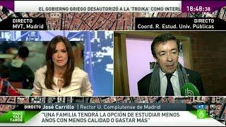 José Carrillo: "La reforma de Wert se carga la igualdad"