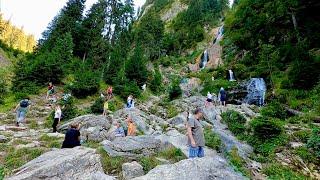 Tur complet la Cascada Cailor Borsa - Maramures | The Horses Waterfall | Live 4K