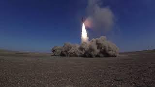 Пуски ракет ОТРК «Искандер-М» на полигоне Сары-Шаган в рамках СКШУ «Центр-2019»