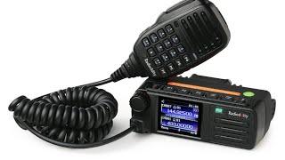 Radioddity DB25-D Mini Mobile Radio | 20W |  Analog & Digital DMR | VHF & UHF Dual Band GPS/APRS 