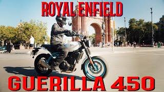 The Royal Enfield GUERILLA 450. Triumph 400 Killer launched!  Plus UK, India and European PRICES!