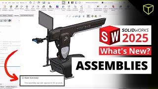 New Features in SOLIDWORKS Assemblies 2025