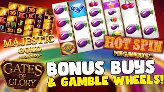 BIG WINS AND GAMBLE WHEELS FROM ISOFTBET SLOTS - CHECKING OUT A NEW SLOT!