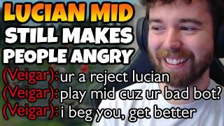 Lucian Mid still makes people SO MAD. (It's been years since he has been viable mid...)