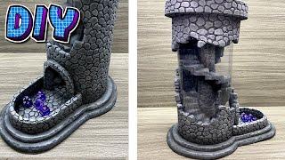 Como fazer uma Torre de Dados com Escadas em Espiral.