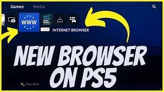 How to Access New WEB Browser in PS5 New Method || No Message Needed!!