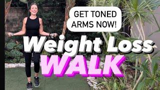 15 Min Arm Toning and Indoor Walking Workout | Michelle Wilson Workouts