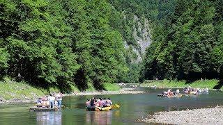 Rafting in river Dunajec Spływ Dunajcem in Zakopane area Poland - פולין זקופנה