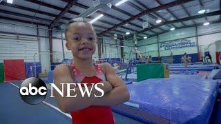 7-year-old gymnast gains social media stardom, praise from Olympic champions l ABCNL