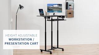 CART-V06A Mobile Computer Workstation by VIVO