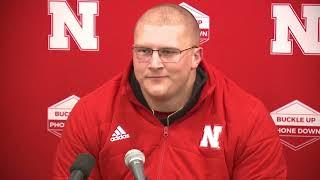 HUSKER FOOTBALL: DL Ty Robinson speaks to media following 13-10 loss to Iowa