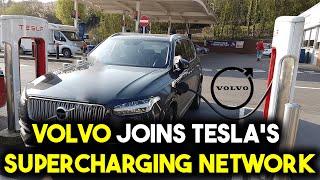 Volvo joins Tesla Supercharging Network