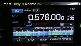 576khz 2RN Sydney test tones / Rhema NZ / UNID music station