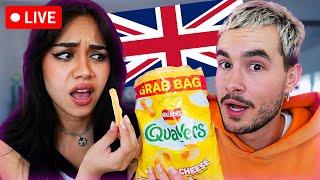 REACTING to Trying BRITISH Snacks with TARA YUMMY