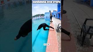Easy Steps to Learn Perfect Swimming Dive ‍️ #swimmingtips #swimtechnique #swimming #dive