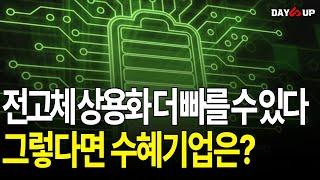 전고체 상용화 더 빠를 수 있다 그렇다면 수혜기업은? #2차전지