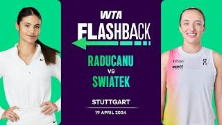 They meet AGAIN | Iga Swiatek vs. Emma Raducanu | WTA Flashback
