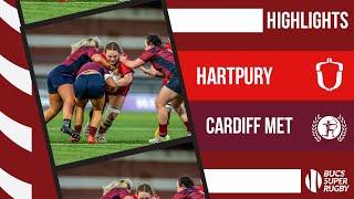 Hartpury vs Cardiff Met | Women's BUCS Super Rugby Highlights