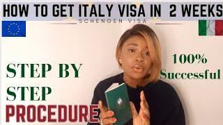 HOW TO APPLY FOR ITALIAN SCHENGEN VISA AND GET IT FAST || FAMILY REUNION VISA |visa procedures