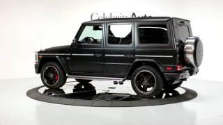 2015 MERCEDES BENZ G63 AMG MATTE BLACK REAR ENT DESIGNO EXCLUSIVE LEATHER PKG