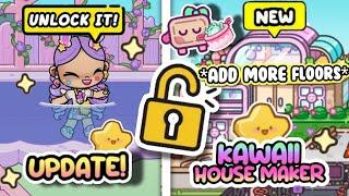 *UNLOCK* POOL + EXTRA FLOORS IN NEW KAWAII HOUSE MAKER UPDATE IN AVATAR WORLD 