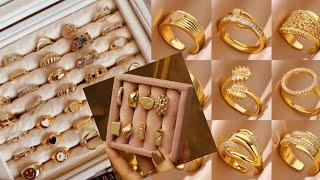 #new elegant gold rings designs ideas for girls||engagement rings designs ||gold rings designs